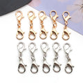 Gold-Tone Lobster Clasp Jewelry Findings with 2 Listed Options view 2