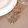 Tan Leopard Hearts
