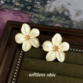 Vintage Style Pearl Flower Geometric Drop Earrings Nine Styles view 11