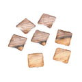 Clear Square Domed Glass Cabochons in Assorted Sizes view 5