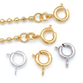 Round Spring Clasps in Four Graduated Sizes Jewelry Findings view 4