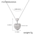 Gold Silver Heart Locket And Cross Coin Pendant Necklaces view 8
