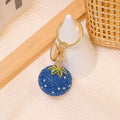 Rhinestone Tomato Fruit Keychain Green Leaf Charm Strap Options view 8
