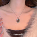 Purple Crystal Halo Jewelry Separates Decorative Jewelry view 3