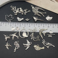 Antique Silver Seashell Metal Charms with 23 Listed Options view 4