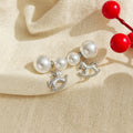 Pearl Look Bead Horse Drop Stud Earrings in Four Styles view 9