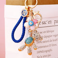 Balloon Bear Keychains in Blue and Pink with Six Fortune Loop Colors view 2