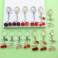 Strawberry and Cherry Charm Keychains Featuring Yellow Cherry Across 47 Variations view 4