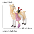 Enamel Girl Riding Deer Brooch In Three Colors Decorative Lapel Pin view 6