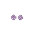 Crystal Flower Stud Earrings Pendant Necklaces Multicolor view 5