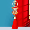 Chinese Fortune Character and Animal Tassel Keychains in Seventeen Styles view 5