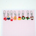 Resin Christmas Charm Keychains Lobster Clasp 10 Styles view 5