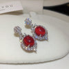 Red Crystal Oval
