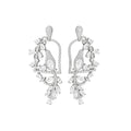 Silver Tone Crystal Birdcage Dangle Earrings in Two Designs view 5