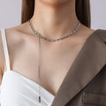 Steel Pig Nose Link Chain Necklace Bracelet Bar Drop view 1