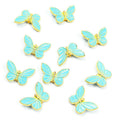 Colorful Double Sided Enamel Butterfly Beads in Eight Styles view 8