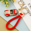 Jeweled Vintage Convertible Car Keychains in Four Pictured Colors view 9