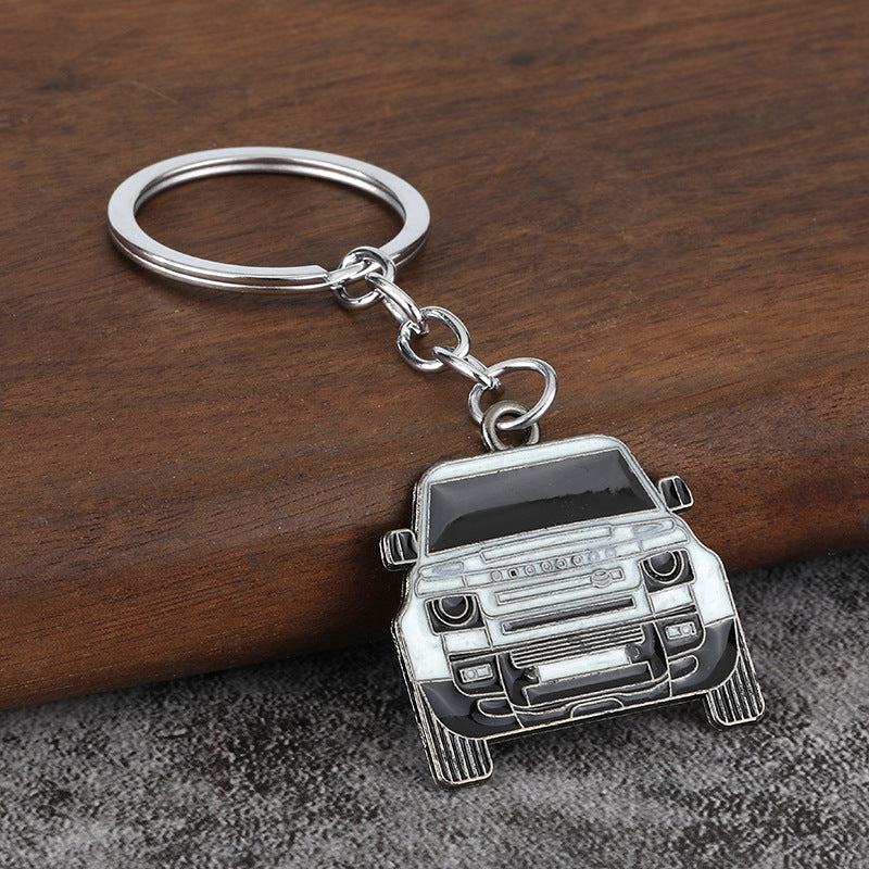 Metal Enamel Car Shape Keychain Gift Accessory