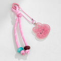 Glitter-Filled Animal Charm Keychain with Crystal Ball Design view 6