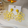 Yellow Yarn Daisies