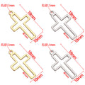 Gold-Tone Cross Metal Charms with 3 Listed Options view 2