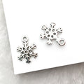 Alloy Metallic Snowflake Metal Charms with 9 Listed Options view 12