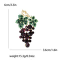 Crystal Grape Cluster Brooch in Four Pastel Colorways view 7