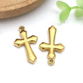 Gold-Tone Cross Metal Charms with 16 Listed Options view 11