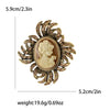 Beige Gold Cameo