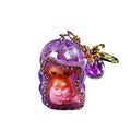 Jelly and Solid Mermaid Figure Keychains in Nine Color Options view 5