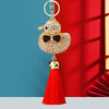 Red-Tassel Crystal-White