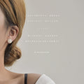 Translucent White Layered Flower Petal Stud Earrings For Women view 2