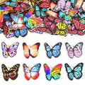 Enamel-Look And Printed Gold Silver Butterfly Alloy Charms in 22 Styles view 3