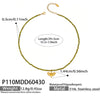 Olive Bee Necklace