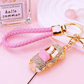 Jeweled Convertible Car Keychains in Five Colors and Sixteen Loop Options view 9