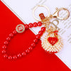 Red-Bead Pearl-Pouch