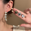 Nine Soccer Ball Hoop Hook Heart and Stud Earring Designs view 1