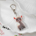 Acrylic Animal Print Keychains Lobster Clasp 9 Cute Styles view 12