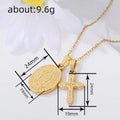 Gold Tone Symbol Pendant Necklaces in Five Designs view 4