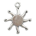 Antique Silver Sun and Moon Metal Charms with 38 Listed Options view 11