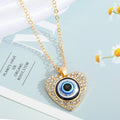 Assorted Crystal Evil Eye and Hamsa Pendant Necklaces in Twelve Designs view 4