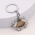 Crab Animal Shape Zinc Alloy Metal Keychain Gift