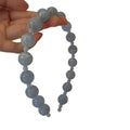 Acrylic Beaded Headbands Blue Green Round Spacer Beads view 5