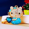 Sky-Blue Bow-Cat