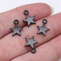 Black Tool and Symbol Charms in Seven Designs for Jewelry Making view 3