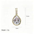 Gold Tone Chain And Five Detachable Geometric Pendant Components view 10