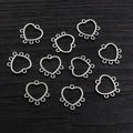 Antique Silver Ornate Multi Loop Jewelry Connectors view 4
