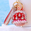 Short Pearl Curtain Shell Keychains in Eleven Colors plus Assorted Option view 10