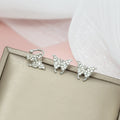 Clear Look Butterfly Three Piece Ear Sets in Two Finishes view 4