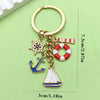 Blue Red Nautical